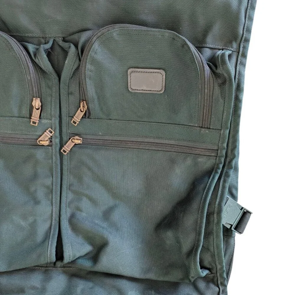Vintage Green Tumi Hanging Garment Carrier